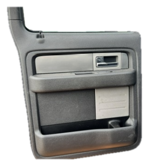 2010-2014 Lincoln Mark LT Door Interior Trim Panel with Power Windows and Locks - Rear, Left (Driver) (Used OEM)