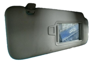 2019-2021 Kia Forte Gray Sun Visor with Vanity Mirror - Right (Passenger) (Used OEM)