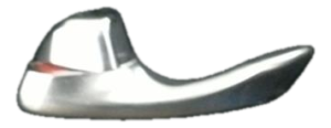 2019-2024 Kia Forte Silver Interior Door Handle - Front, Left (Driver) (Used OEM)