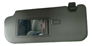 2012-2017 Kia Rio Gray Sun Visor - Left (Driver) (Used OEM)