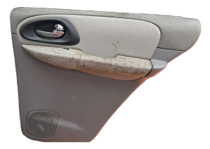 2005-2009 Saab 9-7x Gray Door Interior Trim Panel - Rear, Right (Passenger) (Used OEM)
