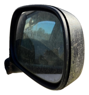 2002-2008 Dodge Ram 1500 White Manual Door/Side View Mirror - Right (Passenger) (Used OEM)