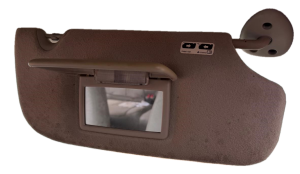 2005-2007 Buick Rainier Gray Sun Visor with Illuminated Vanity Mirror - Right (Passenger) (Used OEM)