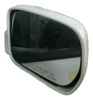 2003-2008 Honda Pilot White Power Door/Side View Mirror - Right (Passenger) (Used OEM)