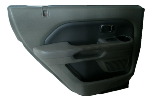 2006-2008 Honda Pilot Green Door Interior Trim Panel with Power Windows and Locks - Rear, Left (Driver) (Used OEM)