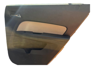 2010-2017 GMC Terrain Tan Door Interior Trim Panel - Rear, Right (Passenger) (Used OEM)
