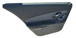 2007-2009 Saturn Aura Gray Door Interior Trim Panel - Rear, Left (Driver) (Used OEM)