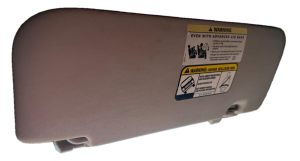 2006-2011 Mercedes-Benz ML350 Black Sun Visor with Illuminated Vanity Mirror - Left (Driver) (Used OEM)