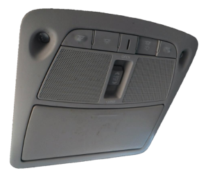 2014-2016 Nissan Rogue Gray Overhead Console Panel with Map Lights (Used OEM)
