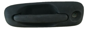 2001-2007 Dodge Caravan Black Exterior Door Handle - Front, Left (Driver) (Used OEM)