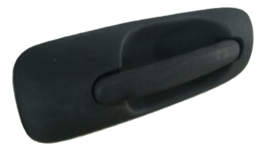 2002-2007 Dodge Caravan Black Exterior Door Handle without Key Hole - Rear, Left (Driver) (Used OEM)