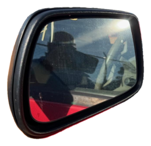 2005-2010 Jeep Grand Cherokee Red Side/Door Mirror - Left (Driver) (Used OEM)