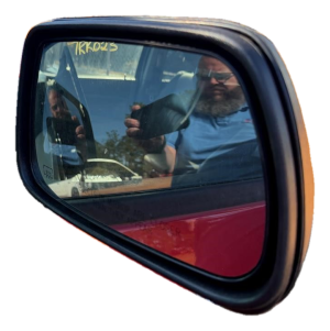 2005-2010 Jeep Grand Cherokee Red Power Door/Side View Mirror - Right (Passenger) (Used OEM)