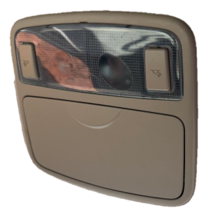 2004-2009 Kia Spectra Tan Floor Console Panel with Sunroof Cutout (Used OEM)