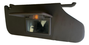 2005-2010 Jeep Grand Cherokee Tan Sun Visor with Lighted Vanity Mirror - Right (Passenger) (Used OEM)