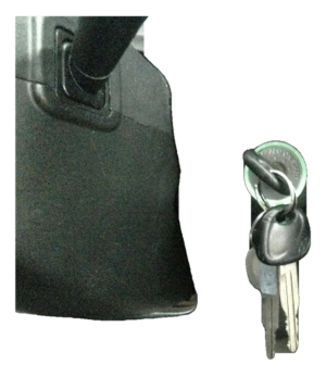 2003-2005 Hyundai Sonata Gray Tilt Steering Column with Cruise Control and Keys (Used OEM)