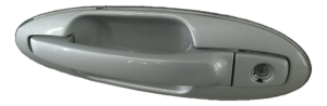 2002-2005 Hyundai Sonata Silver Exterior Door Handle - Front, Left (Driver) (Used OEM)