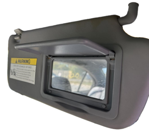 2001-2006 Hyundai Elantra Gray Sun Visor without Sunroof or Light - Right (Passenger) (Used OEM)