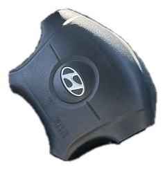 2004-2006 Hyundai Elantra Black Steering Wheel Air Bag (Used OEM)