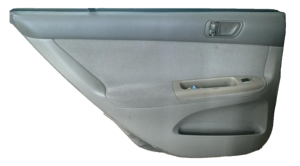 2002-2006 Toyota Camry Tan Door Interior Trim Panel - Rear, Left (Driver) (Used OEM)