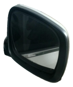 2008-2010 Dodge Grand Caravan White Power Door/Side View Mirror - Right (Passenger) (Used OEM)