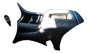 2015-2020 GMC Yukon XL Black Front Console Panel for Column Shift (Used OEM)