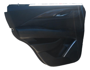 2015-2020 GMC Yukon Black Front Door Interior Trim Panel with Power Windows and Locks - Rear (Used OEM)