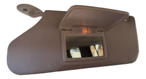 2008-2012 Jeep Liberty Black Sun Visor with Illuminated Vanity Mirror - Left (Driver) (Used OEM)