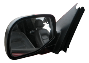 2002-2005 Ford Explorer Black Power Door/Side View Mirror - Left (Driver) (Used OEM)