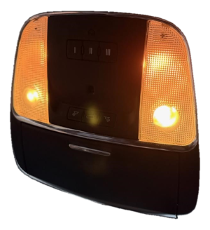 2011-2022 Jeep Grand Cherokee Black Overhead Console Panel with Garage Door Opener (Used OEM)