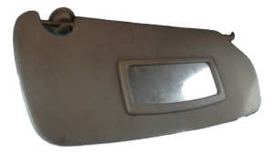 2002-2005 Dodge Ram 1500 Tan Sun Visor with Mirror - Right (Passenger) (Used OEM)