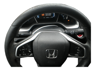 2016-2018 Honda Civic Black Tilt Steering Column with Cruise and Radio Controls (Used OEM)