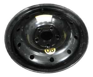 2010-2013 Kia Soul 15x4 Steel Compact Spare Wheel with Tire (Used OEM)