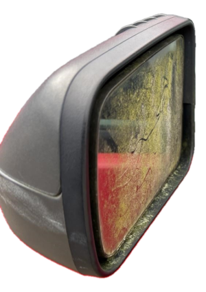 2008-2011 Ford Focus Red Power Door/Side View Mirror - Left (Driver) (Used OEM)