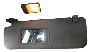 2006-2009 Toyota Prius Gray Sun Visor with Mirror and Light - Left (Driver) (Used OEM)