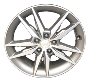 2015-2017 Hyundai Sonata 18x7.5 Machined Charcoal Alloy Wheel (Used OEM)