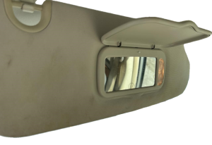 2008-2010 Dodge Grand Caravan Tan Sun Visor with Lighted Vanity Mirror - Right (Passenger) (Used OEM)