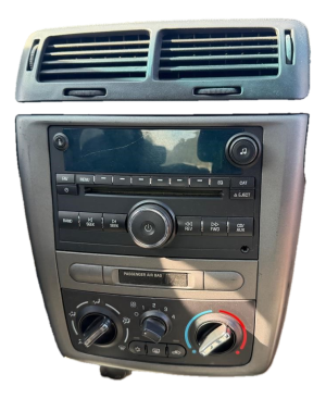 2007-2010 Pontiac G5 Gray Radio and Speedometer Instrument Panel Bezel (Used OEM)