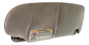 2002-2005 Dodge Ram 1500 Black Sun Visor without Illuminated Vanity Mirror - Left (Driver) (Used OEM)