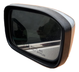 2003-2007 Honda Accord Silver Power Door/Side View Mirror - Right (Passenger) (Used OEM)