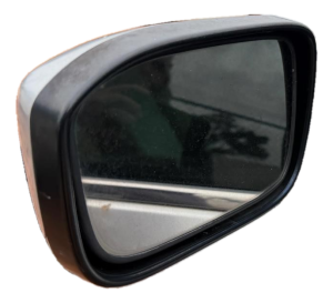 2003-2007 Honda Accord Silver Power Door/Side View Mirror - Left (Driver) (Used OEM)
