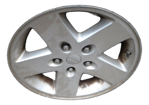 2007-2018 Jeep Wrangler 17x7.5 5-Spoke Machined Alloy Wheel (Used OEM)