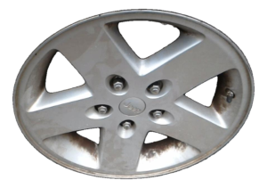 2007-2018 Jeep Wrangler 17x7.5 5-Spoke Machined Alloy Wheel (Used OEM)