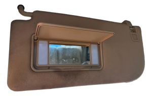 2017-2022 Ford F-550 Super Duty Chrome Sun Visor without Garage Door Opener - Left (Driver) (Used OEM)
