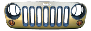 2007-2018 Jeep Wrangler Green Grille Shell (Used OEM)