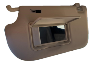 2013-2019 Ford Escape Tan Sun Visor with Illuminated Vanity Mirror - Left (Driver) (Used OEM)