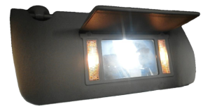 2001-2005 Dodge Stratus Gray Illuminated Sun Visor - Right (Passenger) (Used OEM)