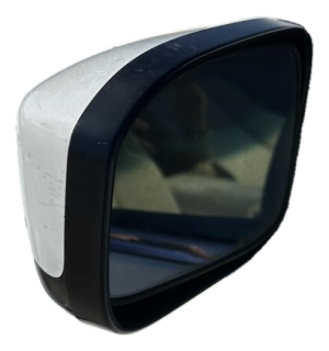 2003-2007 Honda Accord White Power Door/Side View Mirror - Left (Driver) (Used OEM)