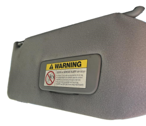 2003-2004 Honda Pilot Gray Illuminated Sun Visor - Right (Passenger) (Used OEM)