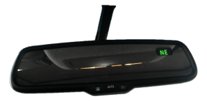 2011-2016 Toyota Highlander Auto-Dimming Interior Rear View Mirror with Compass (Used OEM)